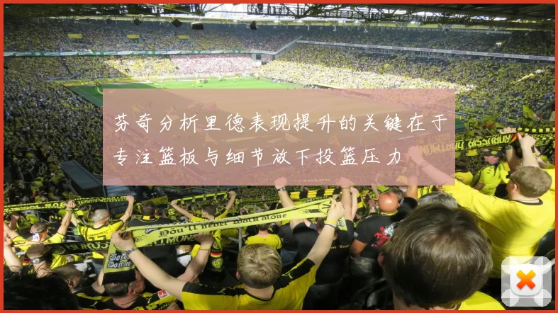 芬奇分析里德表现提升的关键在于专注篮板与细节放下投篮压力