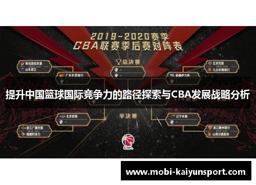 提升中国篮球国际竞争力的路径探索与CBA发展战略分析